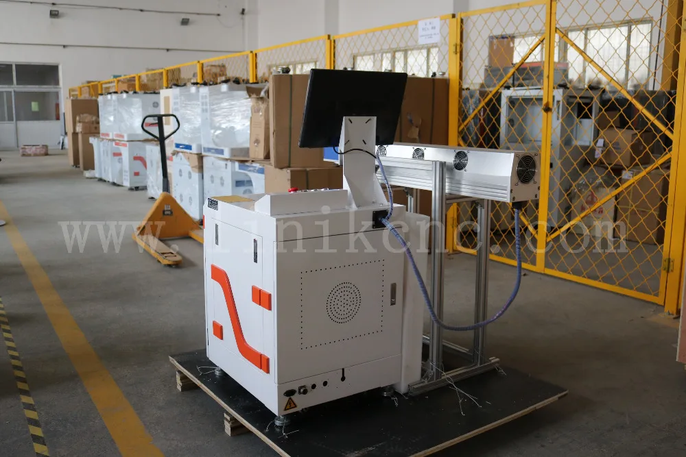 Китай cnc лазерная маркировочная машина стекло пластик дерево JNLINK LXC30W цвет