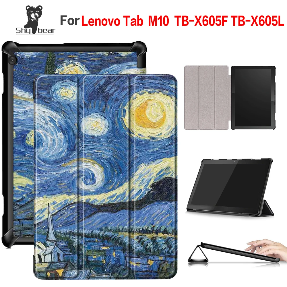 

Новое поступление, чехол для Lenovo Tab M10, Женский планшет 2019, выпущенный чехол, защитный чехол + подарок