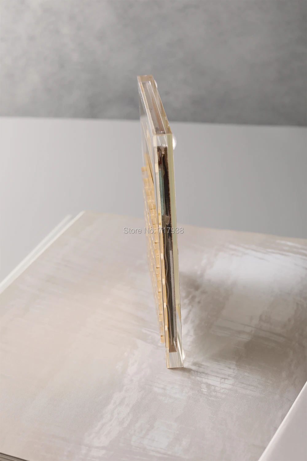 Акриловый Настольный органайзер с блокнотом акриловый калькулятор солнечной энергии