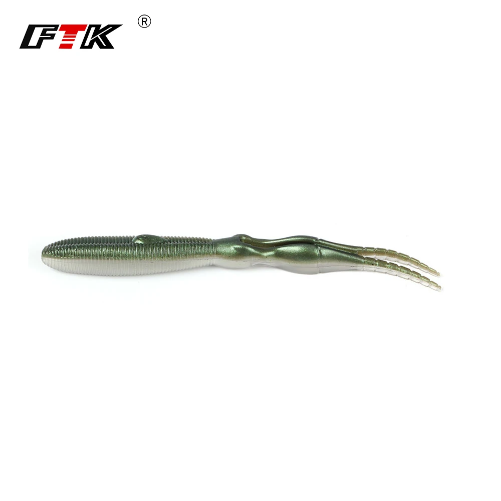 ФТК 4 шт./лот Высота каблука 14 см/10g мягкие черви для рыбалки Pesca Swimbait Jig Head приманки