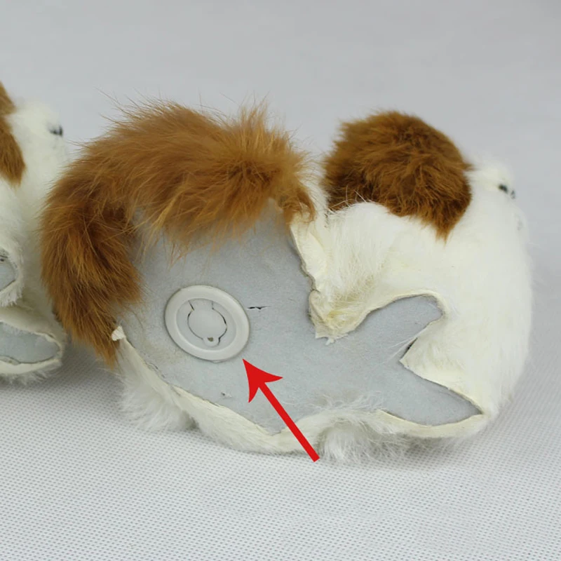 Детские игрушки имитация плюшевой собаки игрушка белого цвета детский подарок