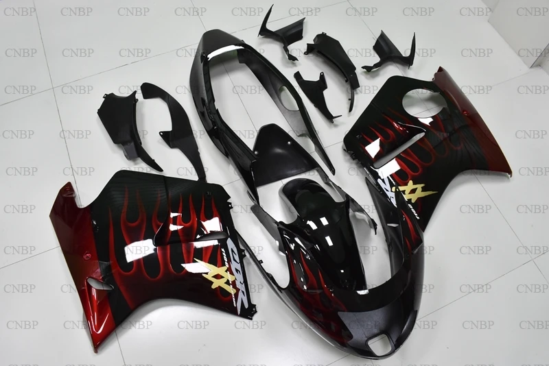 Обтекатели для Honda Cbr1100XX 1996 - 2005 CBR1100XX 2004 CBR 1100 XX 2000 с черной и красной рамкой | Дом