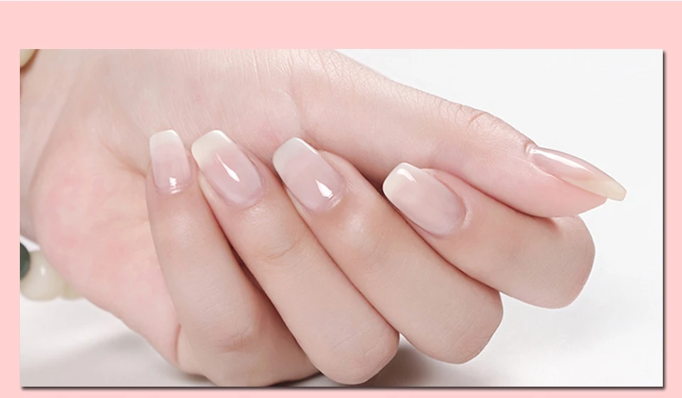 Clou Beaute молочный цвет телесный Опал белый Желейный гель лак для ногтей лак для маникюра полупрозрачный гель для ногтей впитывающий лак
