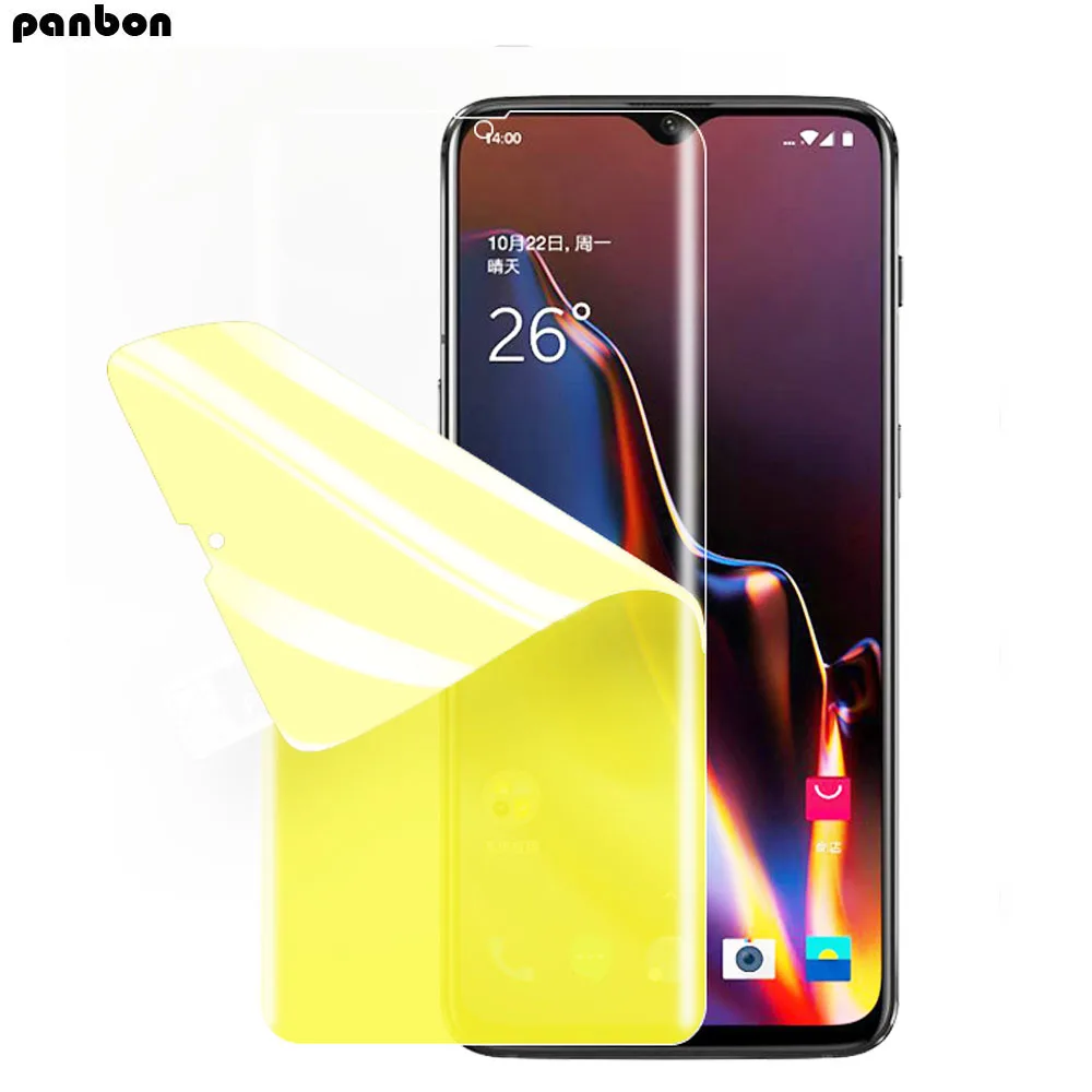

Мягкая Гидрогелевая нано-пленка из ТПУ для oneplus 6T 6, защита экрана, полное покрытие, нано-пленка для one plus 6 6t 1 + 6 1 + 6T, не стекло