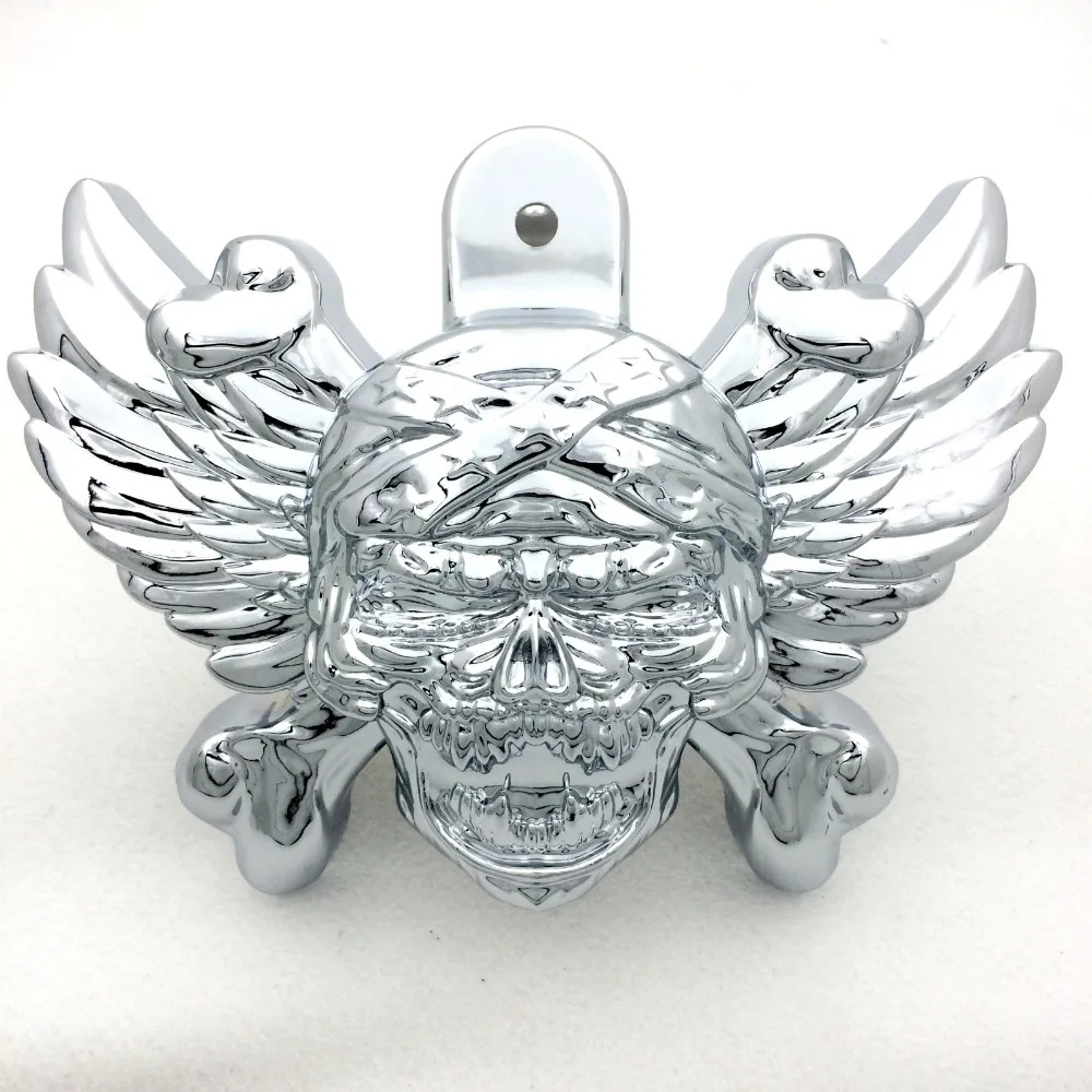 Aftermarket Бесплатная доставка Череп Зомби гудок для 1992 2015 Harley Davidson с боковым