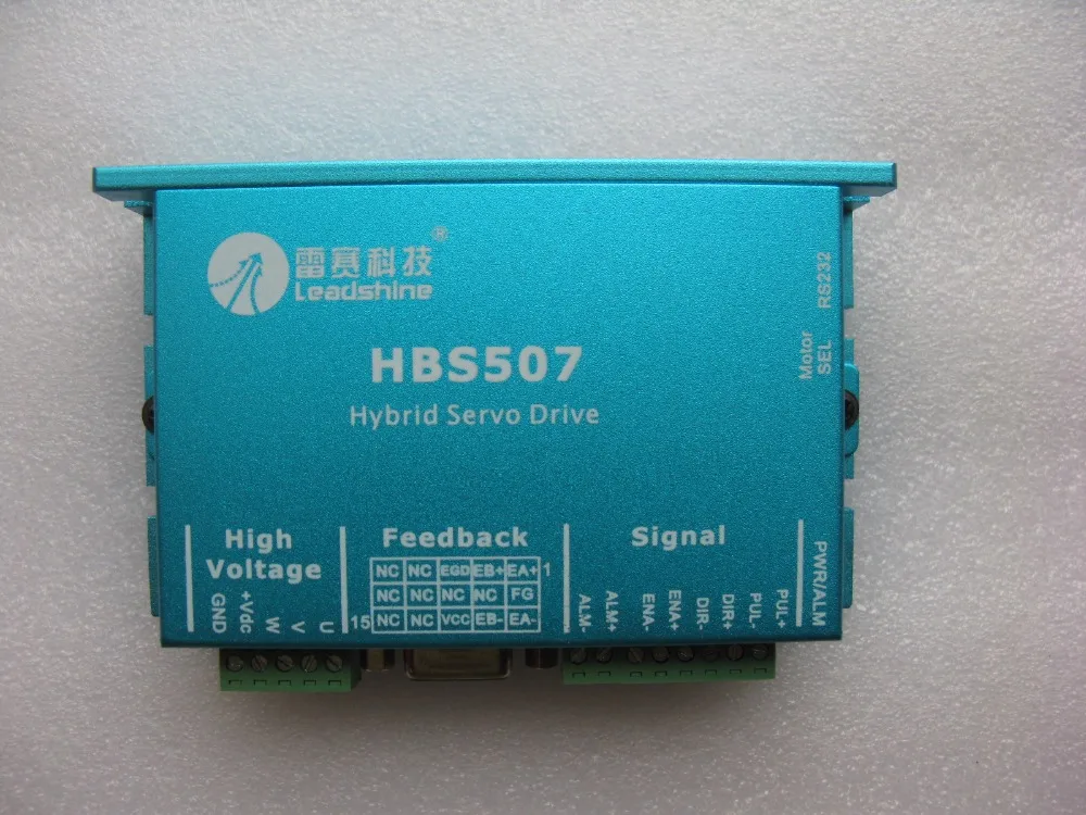 Новый замкнутый контур leadshine servo Drive HBS507 3-фазный Серводвигатель 573HBM20-1000 с 1000