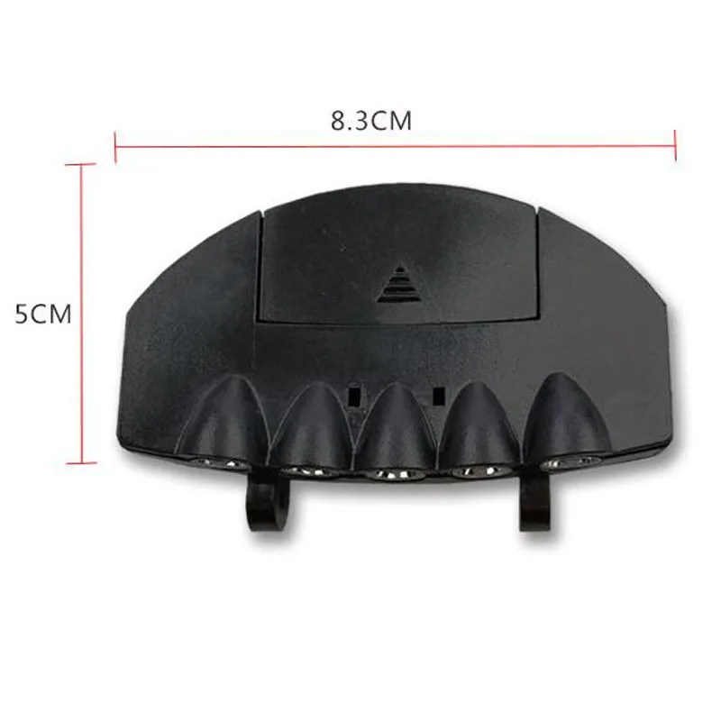 Головной убор с 5 светодисветодиодный для охоты рыбалки пешего туризма|Налобные