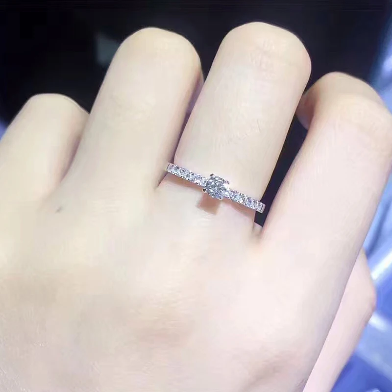 ANI 18K Белое/желтое/розовое золото (AU750) Женское Обручальное кольцо
