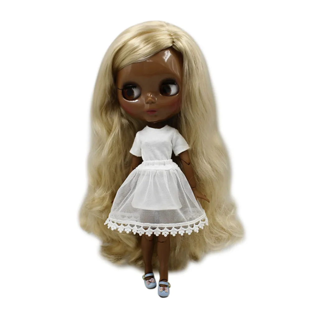 Ледяной DBS bjd куклы супер черный тон кожи темных оттенков черная богиня золотой