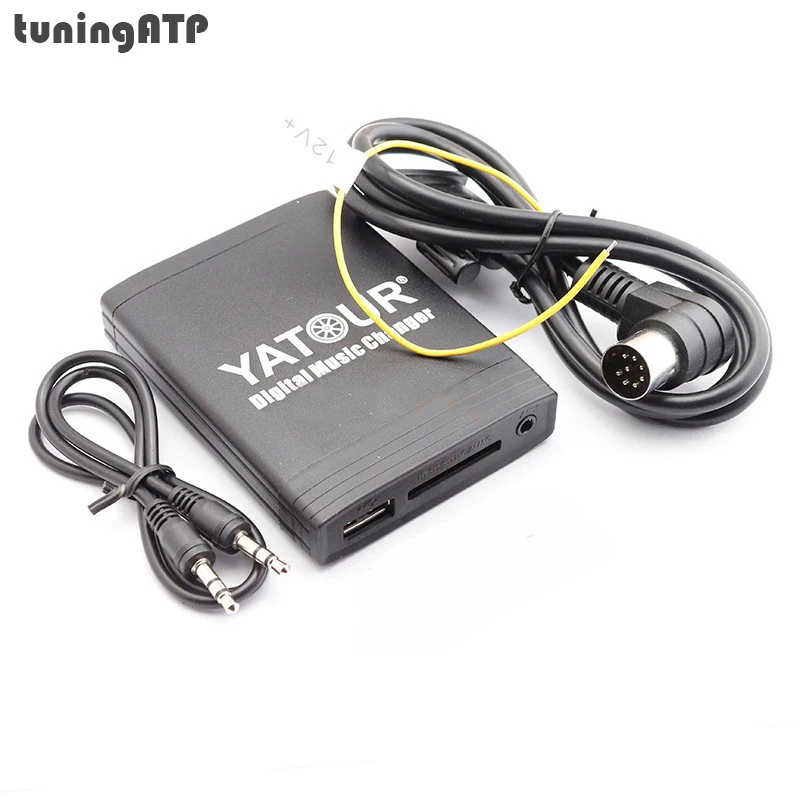 YATOUR цифровой музыкальный преобразователь AUX SD USB MP3 интерфейс для VOLVO HU-series радио