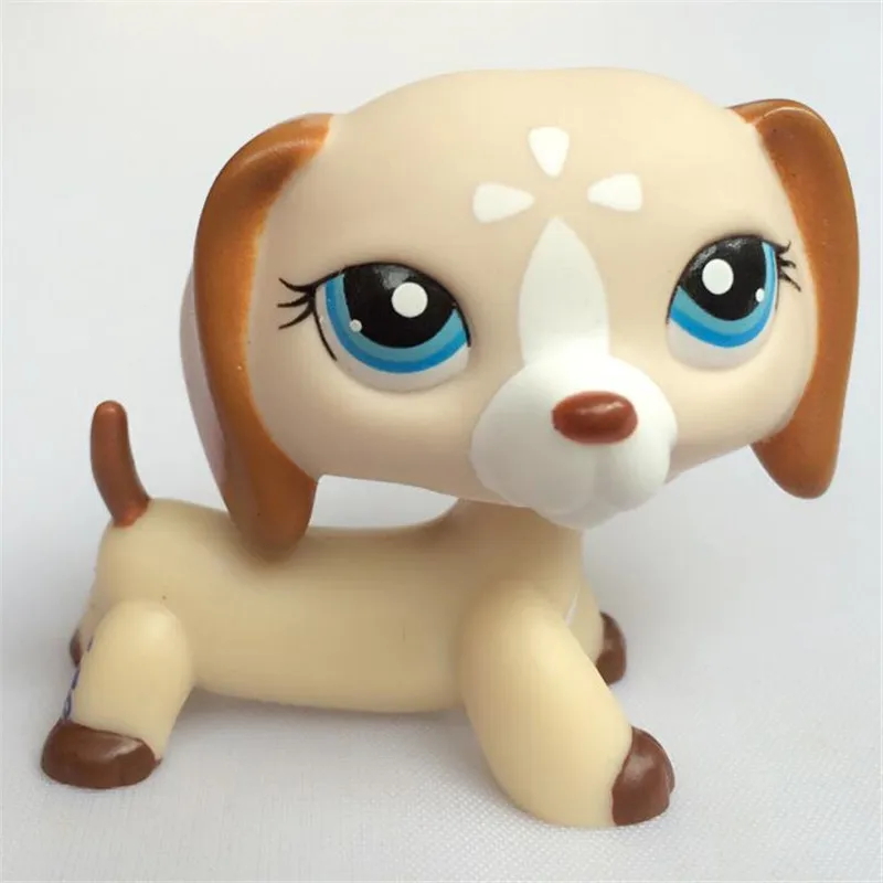 Редкие маленькие питомцы Lps игрушки собака коллекция милая маленькая колбаса