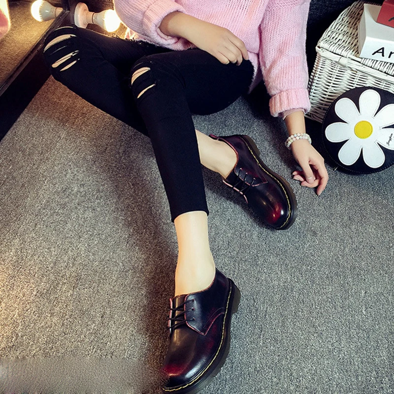 Женская однотонная модная повседневная элегантная обувь из спилка Zapatos Sapato Feminino
