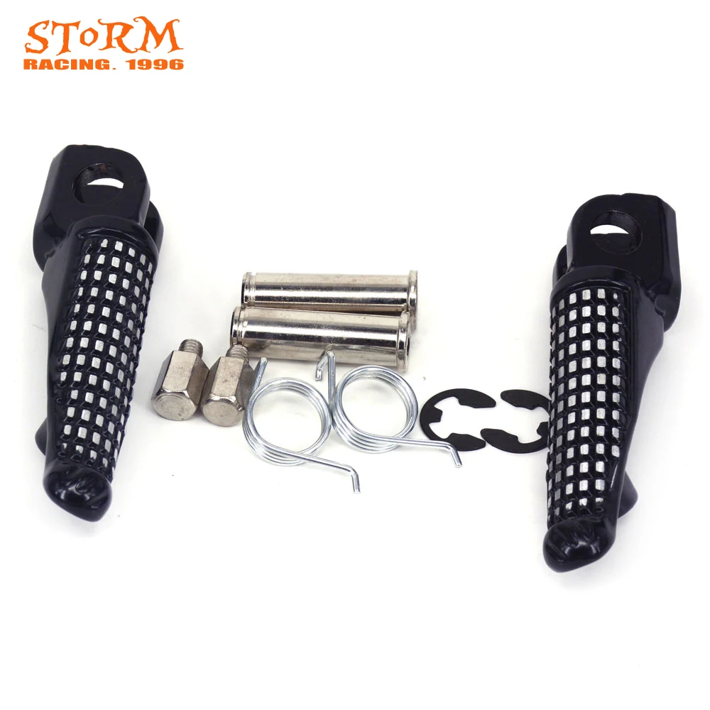 Передние Подножки подножки подножка кронштейн педали для KAWASAKI ZX10R 2006 2007 2008 2009 06 07