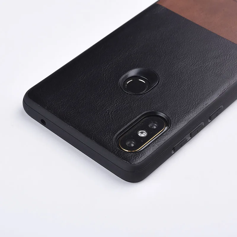 Чехол для Xiaomi Mi Mix 2S KEZiHOME роскошный популярный цвет натуральная кожа силиконовый