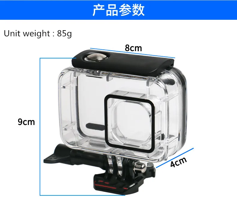 Водонепроницаемый чехол для спортивной камеры xiao yi II 4k 4+ Yi Lite yi discovery второго поколения Водонепроницаемость 45 метров