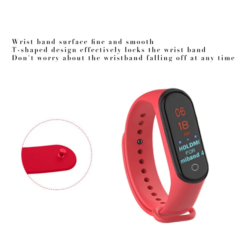 Сменный мужской t смарт-браслет для Xiaomi Mi Band 4 Smartwatch браслет на запястье ремешок модный ремешок для мужчин и женщин
