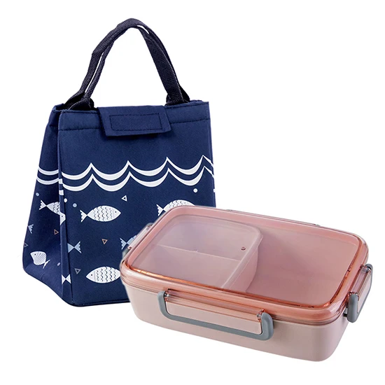 Pink-Set TUUTH, новинка, микроволновая печь, Ланч-бокс, независимая решетка, для детей, Bento Box, портативный, герметичный, Bento, Ланч-бокс, контейнер для еды - Цвет: Pink-Set