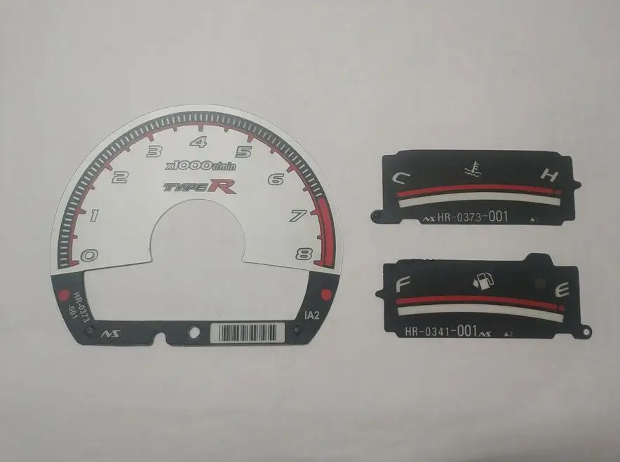 Type R 8 White Приборная панель инструмент Дооснащение для Honda CIVIC Тип R инструмент Лицевая панель полиэфирная пленка лицевая пластина CIVIC FA5 FG2 FA1 FD1 - Цвет: Type R 8 White