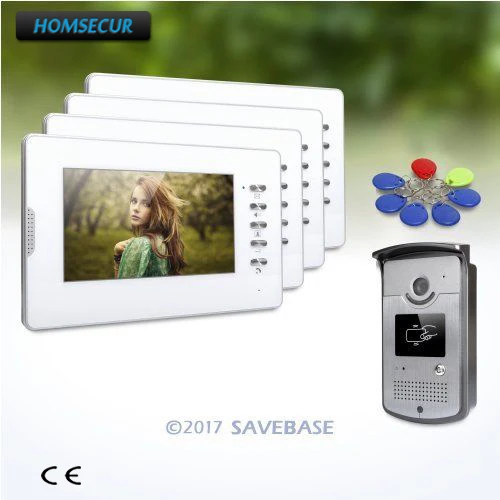 

HOMSECUR 7 "видеодомофон домофон система Электрический замок поддерживается для домашней безопасности