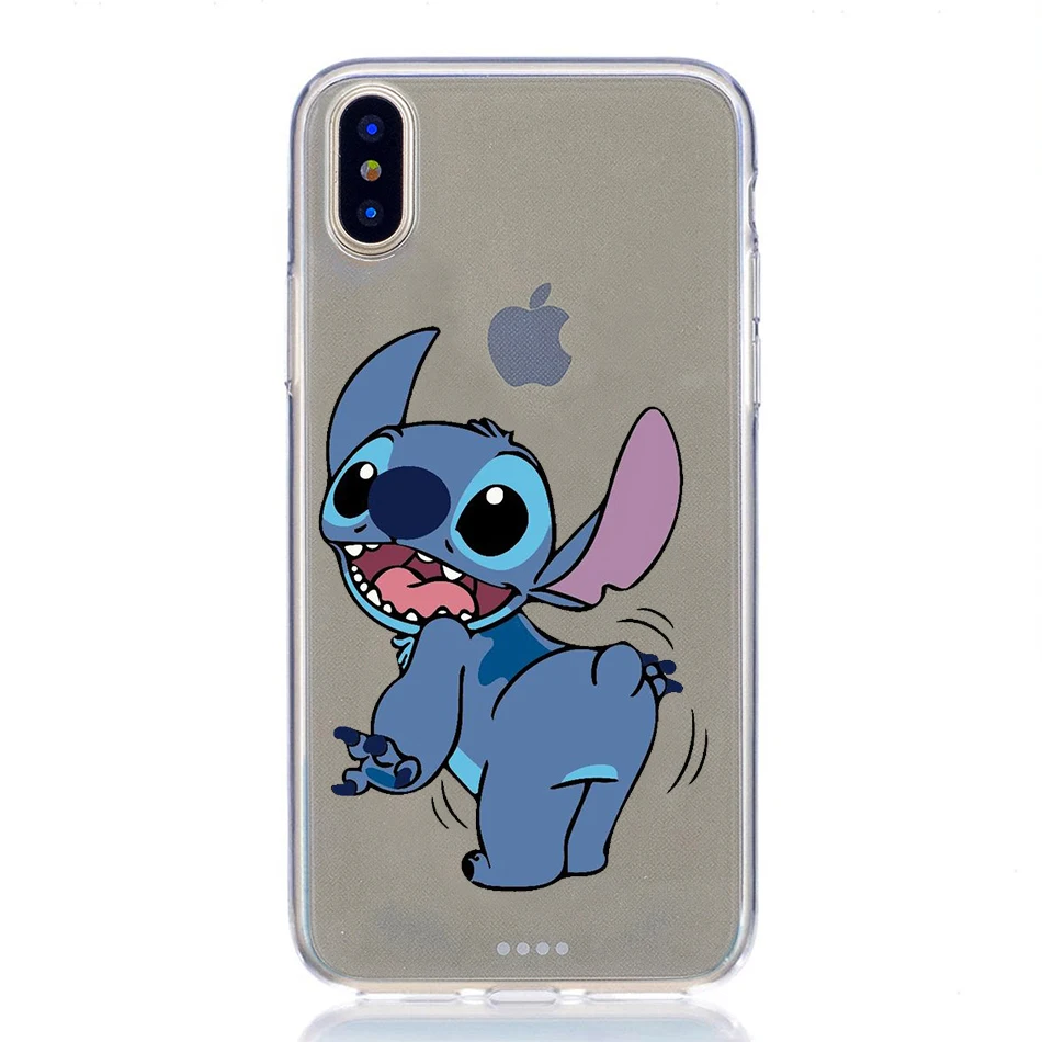 Милый чехол для iphone x xs xr max 6 S 5S 7 8 plus силиконовый мягкий прозрачный из ТПУ с