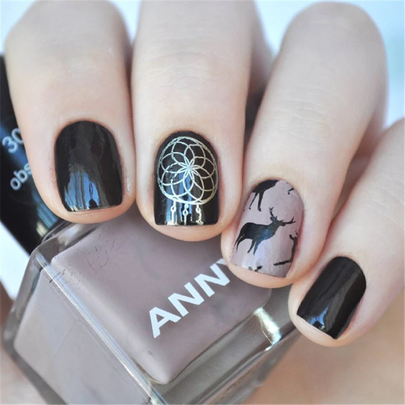 BORN PRETTY Rectangle Nail Art Stamping Plates Hipster Printer Polish Template Image Stencil | Красота и здоровье