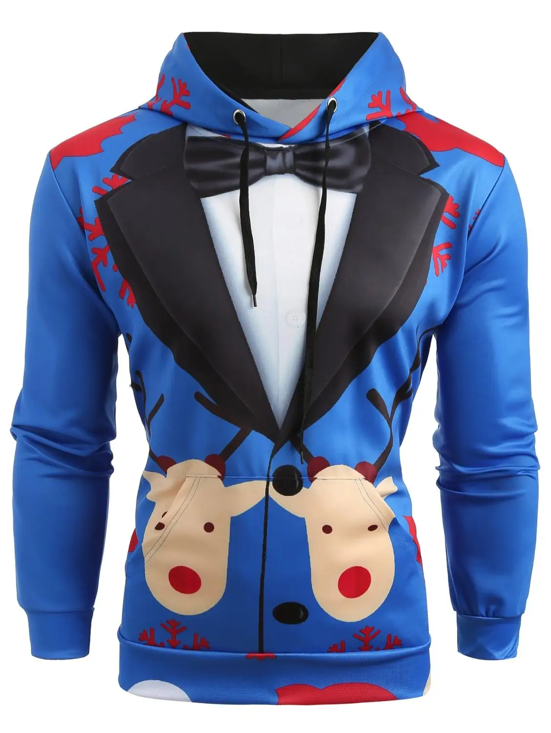 Новый Дизайн Мужской Забавный Блейзер костюм с 3D принтом толстовки капюшоном