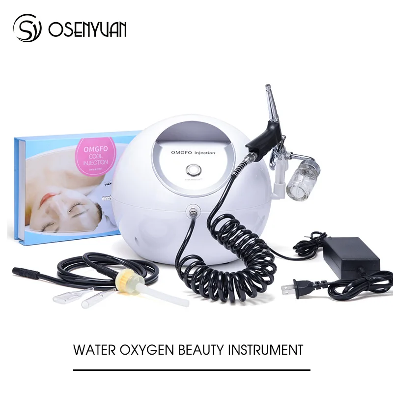 

Portable Water Oxygen Jet therapy Peeling Facial Moisturizing O2 Oxygen Spray Water Injection SPA Beauty Machine Home used