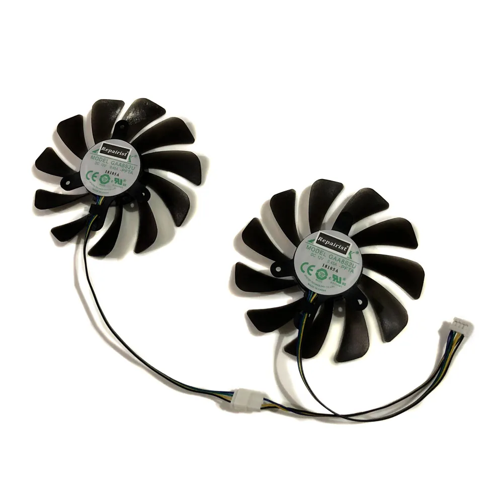 2 шт./компл. 95 мм GAA8S2U GTX 1070Ti/1080Ti GPU VGA кулер вентилятор для ZOTAC GeForce GTX1070Ti GTX1080Ti AMP Core видеокарты охлаждения