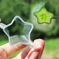 2 sets cucumber fruits growth forming mold starheart shaped plastic transparent growing mould for garden bonsai