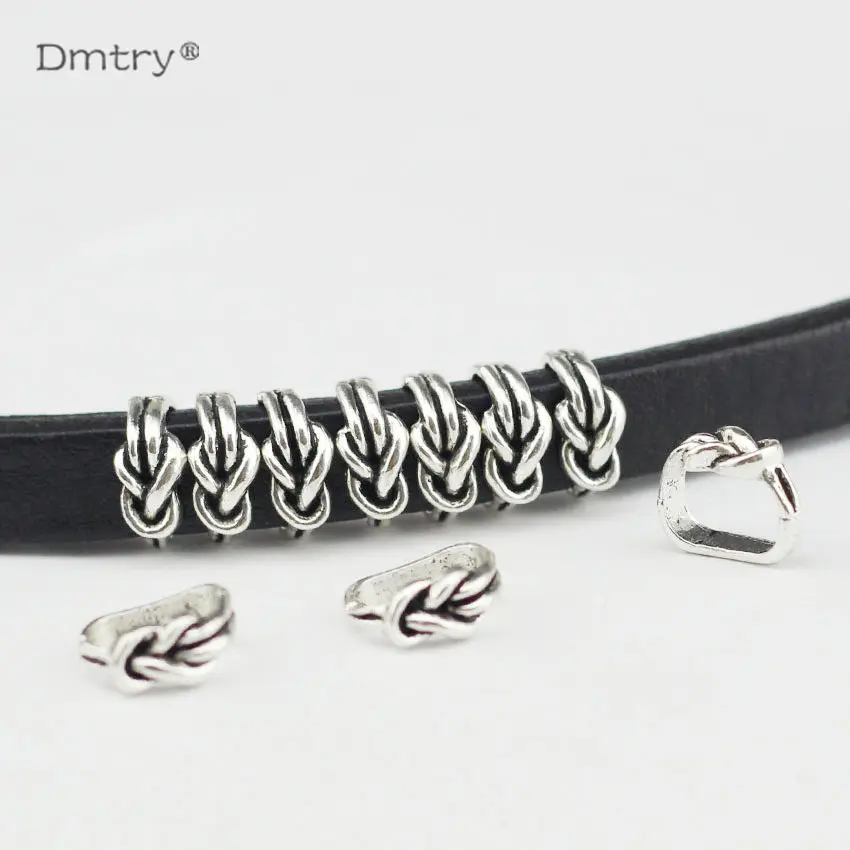 Dmtry 20 шт. модные ювелирные изделия Diy браслет фурнитура материал твист кожа