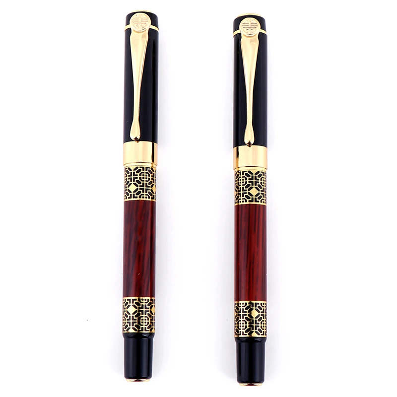 Ручка перьевая металлическая для письма роскошный брендовый винтажный