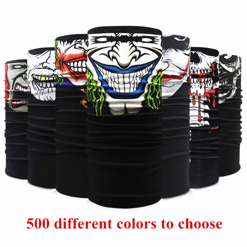 Бесшовные шарфы вокруг шеи Бандана для рыбалки мужской шарф воротник Повязки На