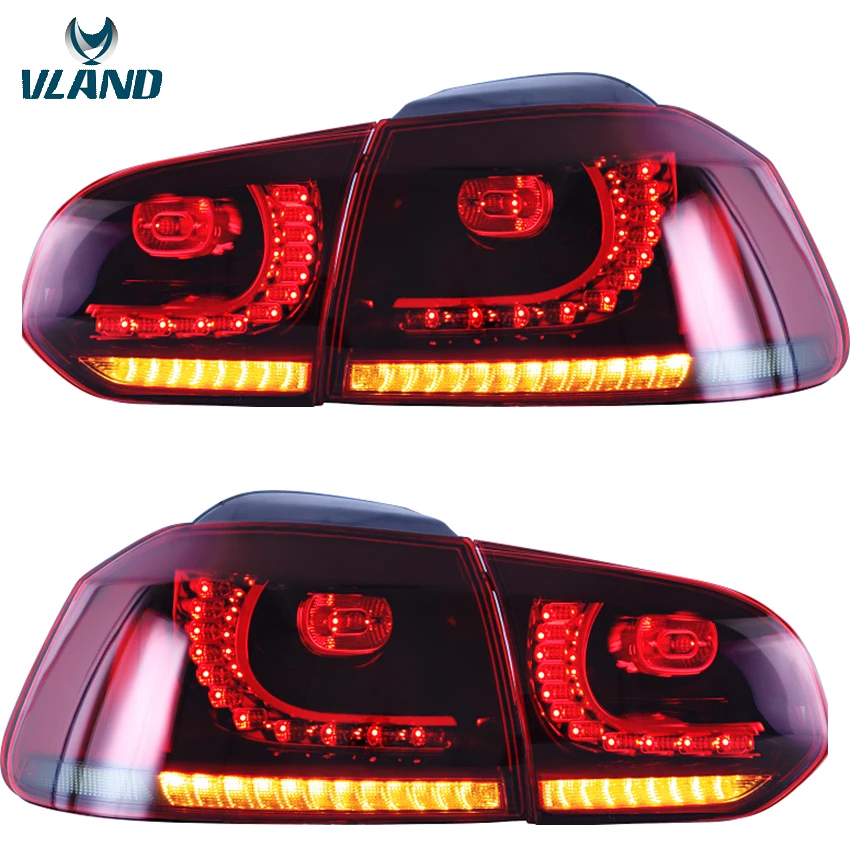 VLAND завод для задний фонарь автомобиля volwag Golf 6 GTIi 2008 2012 2015 Mk6 R20 светодиодный
