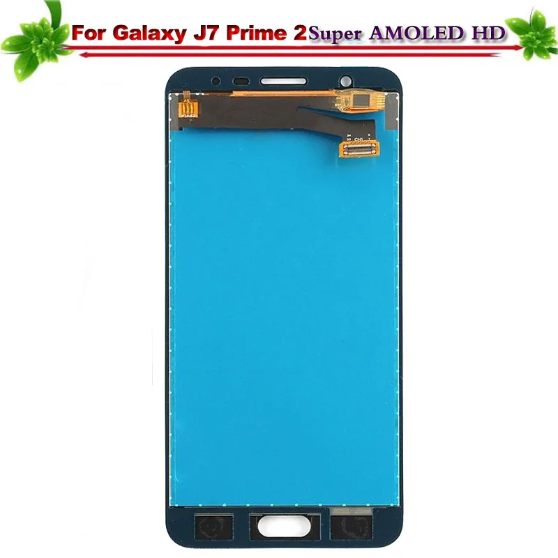 Super Amoled для samsung Galaxy J7 Prime 2 2018 G611M G611K G611 G611F ЖК Дисплей Сенсорный экран планшета