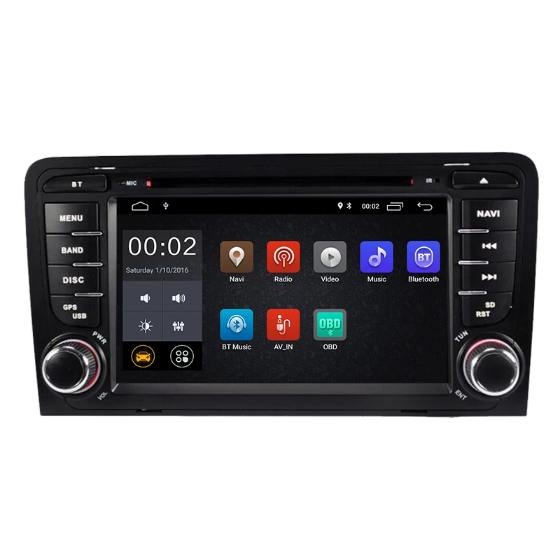 Автомобильный GPS навигатор Android 8 1 IPS радио Wifi Mp3 DVD стерео плеер для Audi A3 P/A3 8P1 3