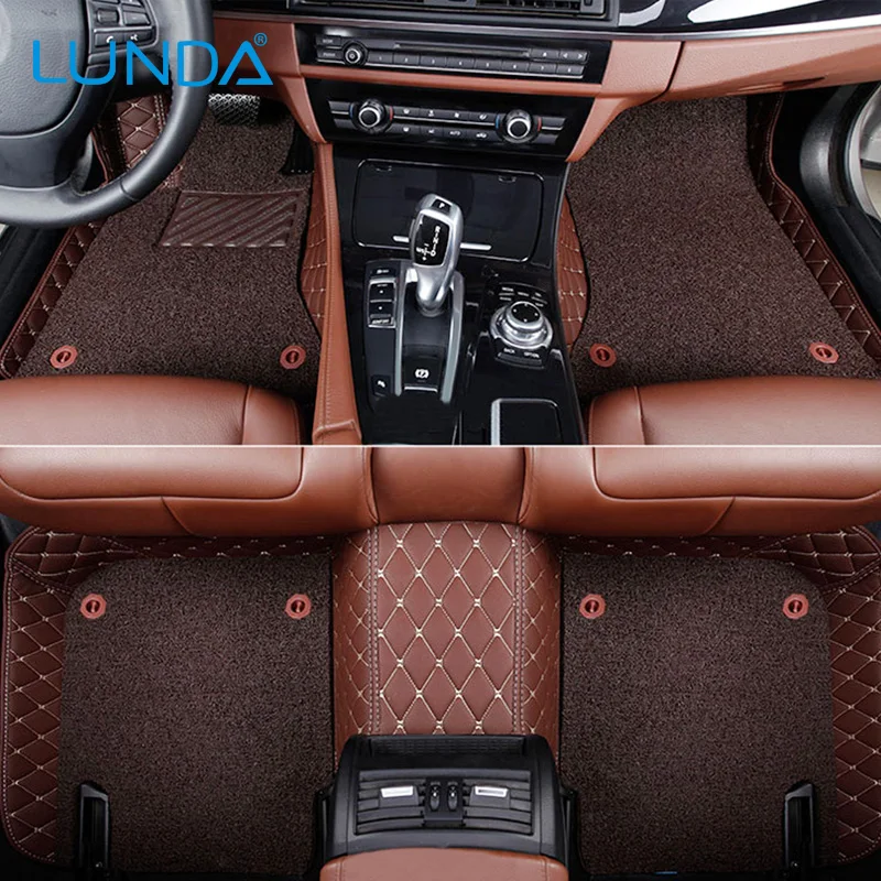 LUNDA автомобильные коврики для Jeep Grand Cherokee Wrangler Commander компасы Патриот 3D