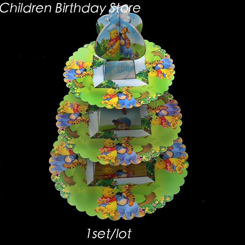 1 комплект подставка для торта с Винни-пухом украшение дня рождения Винни-Пуха