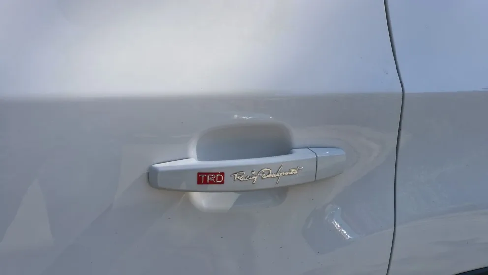 2x Автомобильная Стайлинг Trd наклейка светоотражающая автомобильная ручка двери
