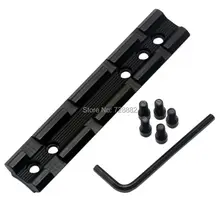 20 мм Dovetail to Weaver Rail Mount Base Adapter Rifle Scope Converter 100 для фонарика Laser