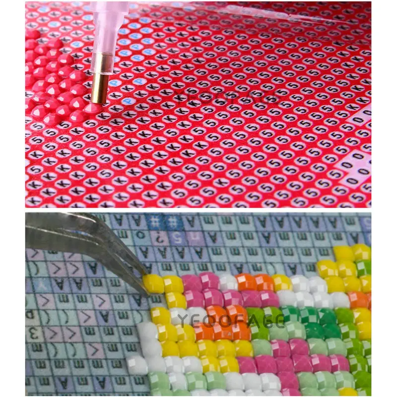 5D square Rhinestone stickers DIY diamond Painting Cross Stitch Beauty piano full Embroidery Mosaic pattern Home Decor | Дом и сад