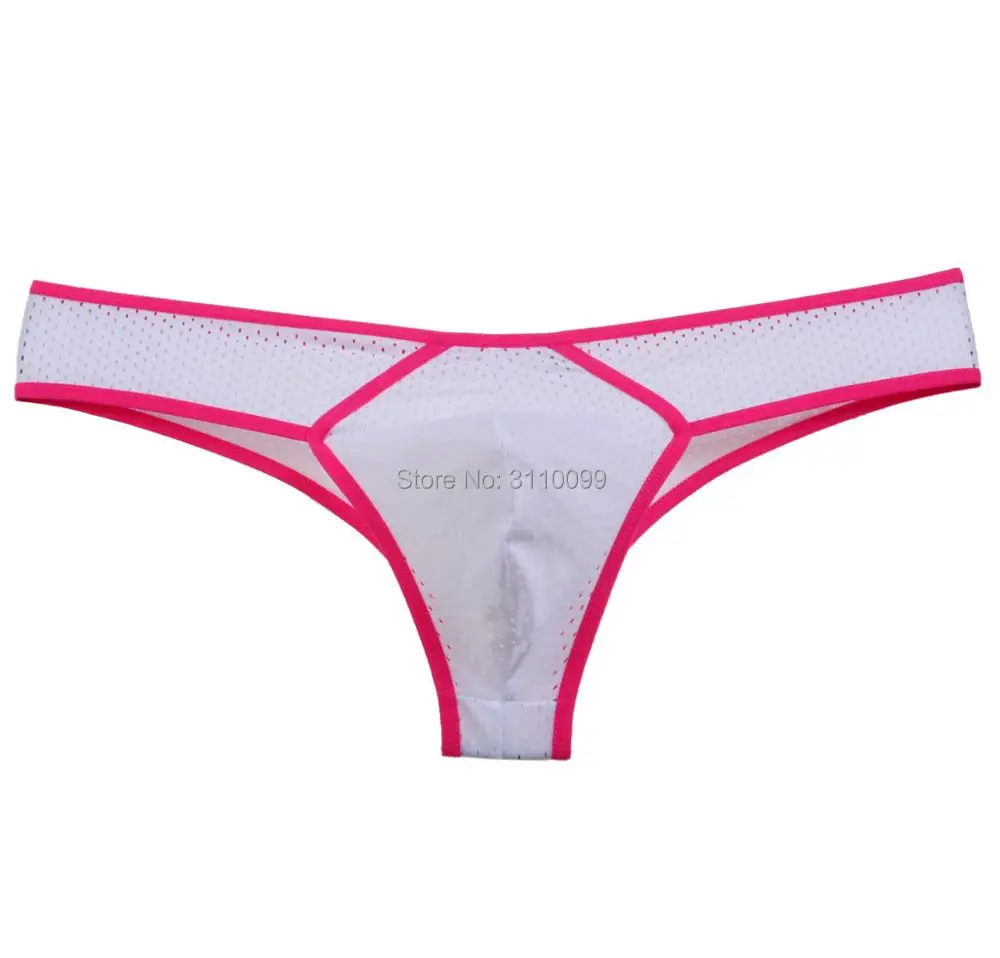 Дышащее сексуальное мужское нижнее белье с отверстиями бикини модные трусы