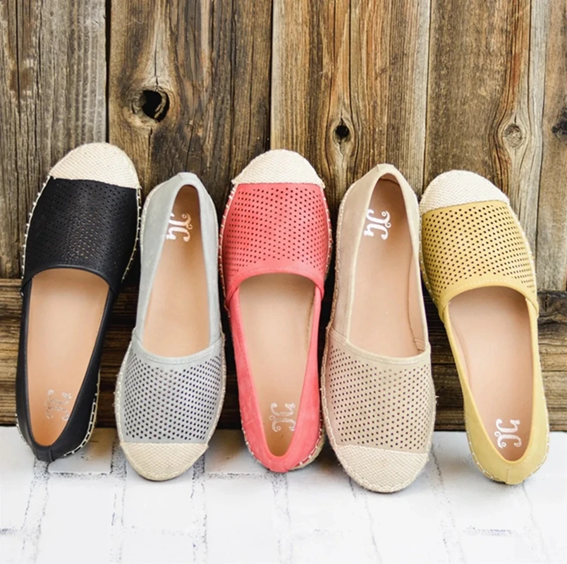 2020 Women Casual Flat Shoes Retro Slip on Loafers Female Burr -slip Shallow Flats Solid Color Footwear Ladies | Обувь