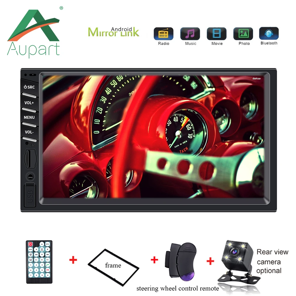 Автомобильное радио 2 din 7 &quotсенсорный экран Центральная мультимидия android