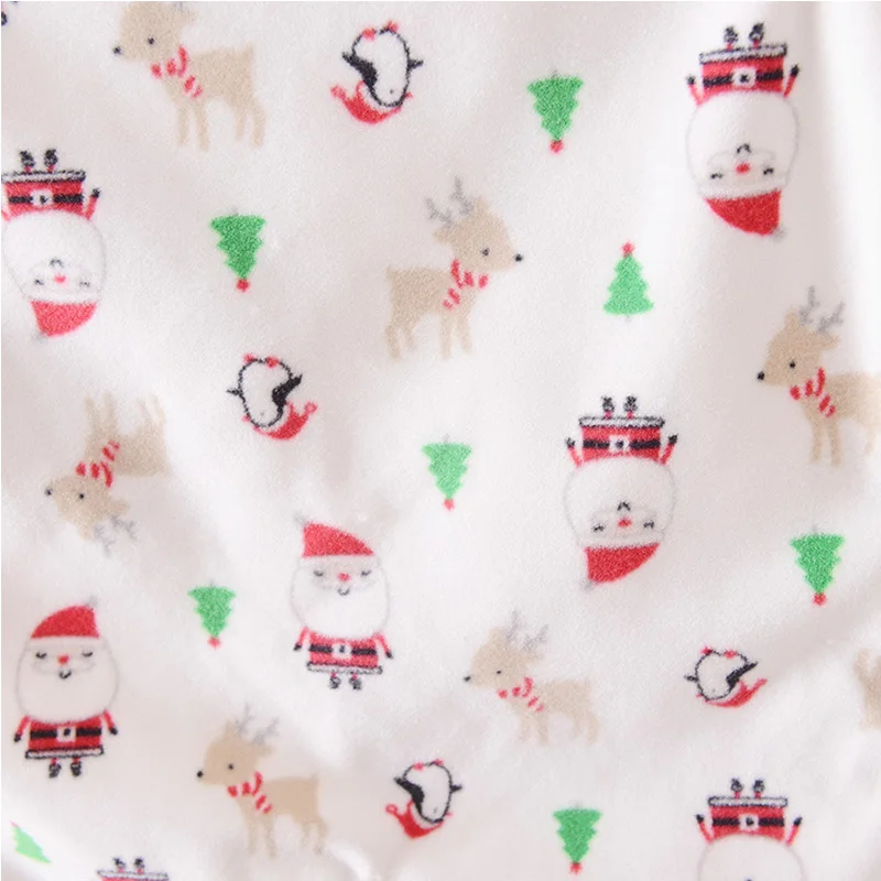 Newborn Baby Girl Sleepwear Christmas Cartoon Footies New Born Home Clothes Infantil Toddle Jumpsuit Polar Fleece Body Suits | Детская