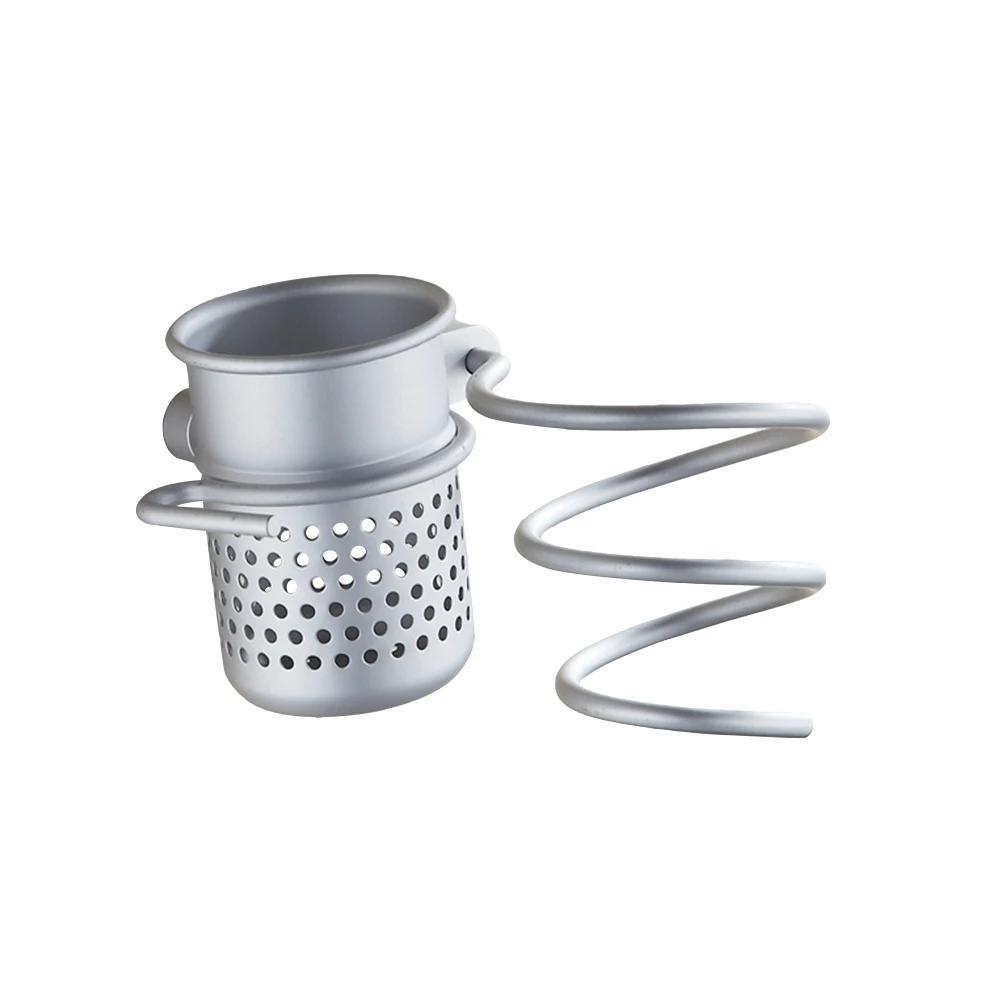 Держатель для фена и выпрямителя подвесная стойка хранения спиральный держатель