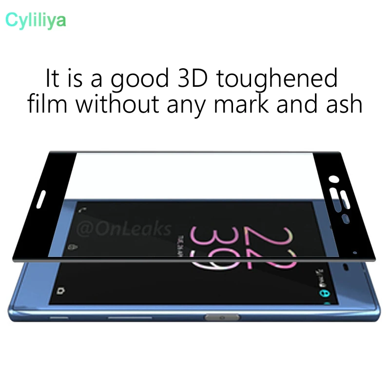 3D закаленное стекло для Sony Xperia XA XA1 XP X Compact XZ Premium Ультра изогнутые края полное