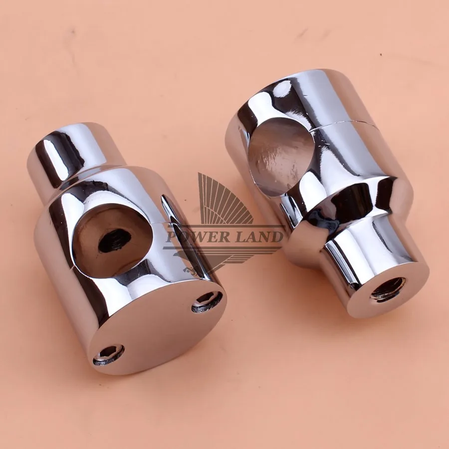 Хромированный алюминиевый вертикальный круглый 1 дюйм магический Руль Riser для