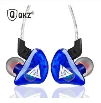 QKZ CK5 в ухо наушник стерео гонки Бег Спорт гарнитура Музыка Вождение шумоподавление HIFI наушники - Цвет: blue