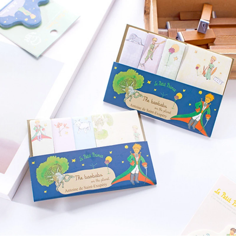 

1pack/lot handsome little prince series sticky notes memo decorative message reminder label for school and office stationery