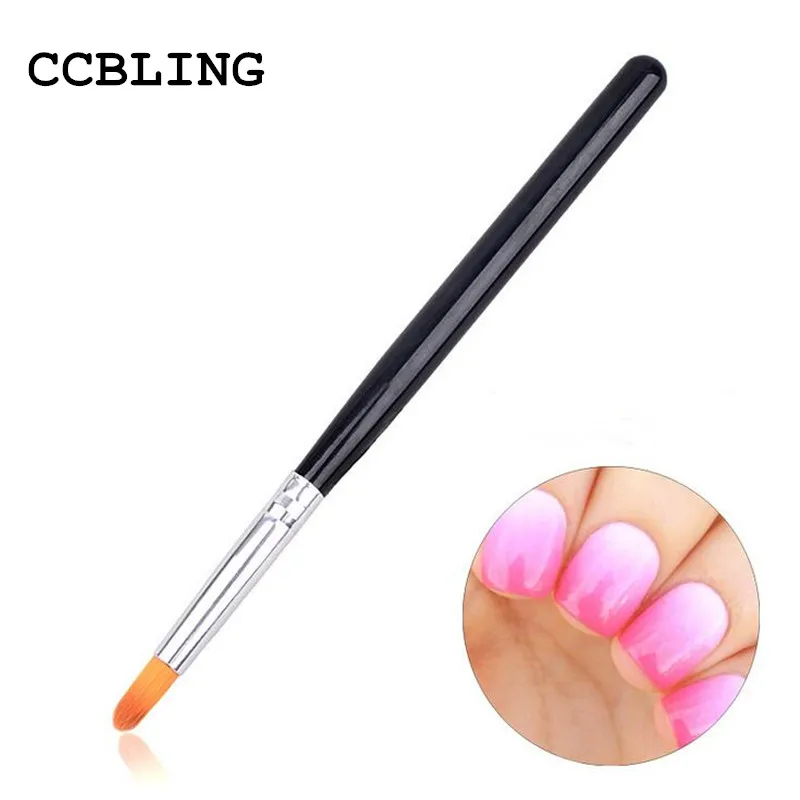 Кисть для маникюра и педикюра градиентный цвет круглая кисть акриловый УФ Гель
